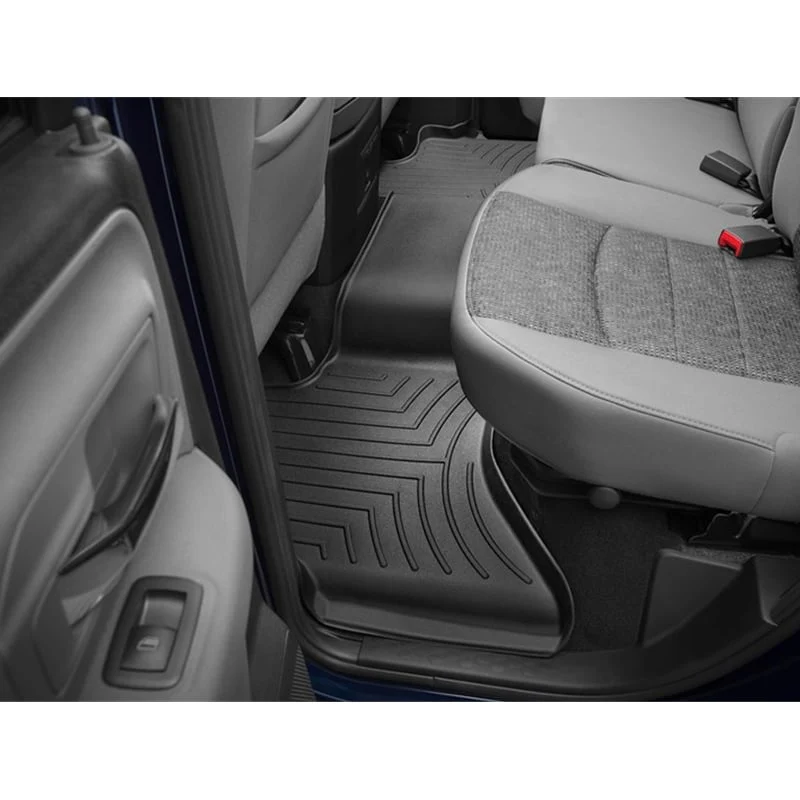WeatherTech DigitalFit Floor Liner Set (w/ Over the Hump Front) 12-18 Dodge Ram 1500 Quad Cab - Image 3