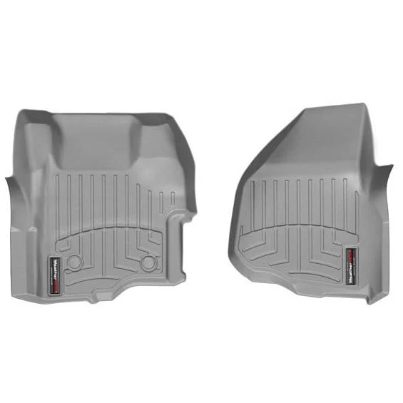 WeatherTech DigitalFit Front Floor Liner 11-12 Ford SuperDuty Extended & Crew Cab - 2 Piece - Image 10