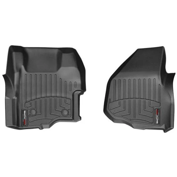 WeatherTech DigitalFit Front Floor Liner 11-12 Ford SuperDuty Extended & Crew Cab - 2 Piece - Image 8