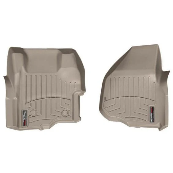 WeatherTech DigitalFit Front Floor Liner 11-12 Ford SuperDuty Extended & Crew Cab - 2 Piece - Image 9