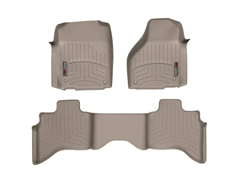 WeatherTech DigitalFit Floor Liner Set (w/ 2 Piece Front) 12-18 Dodge Ram 1500 Quad Cab - Image 7
