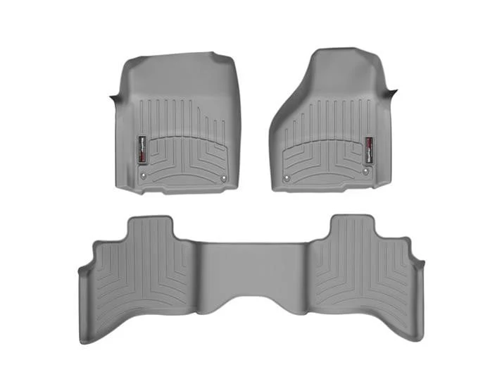 WeatherTech DigitalFit Floor Liner Set (w/ 2 Piece Front) 12-18 Dodge Ram 1500 Quad Cab - Image 8