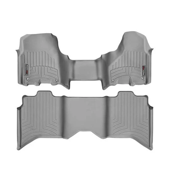 WeatherTech DigitalFit Floor Liner Set (w/ Over the Hump Front) 12-18 Dodge Ram Crew Cab - Image 8
