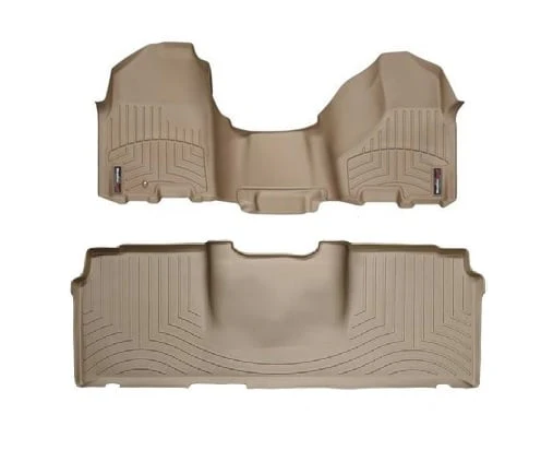 WeatherTech DigitalFit Floor Liner Set (Over Hump Front) 10-12 Dodge Ram Mega Cab 1 Hook - Image 6