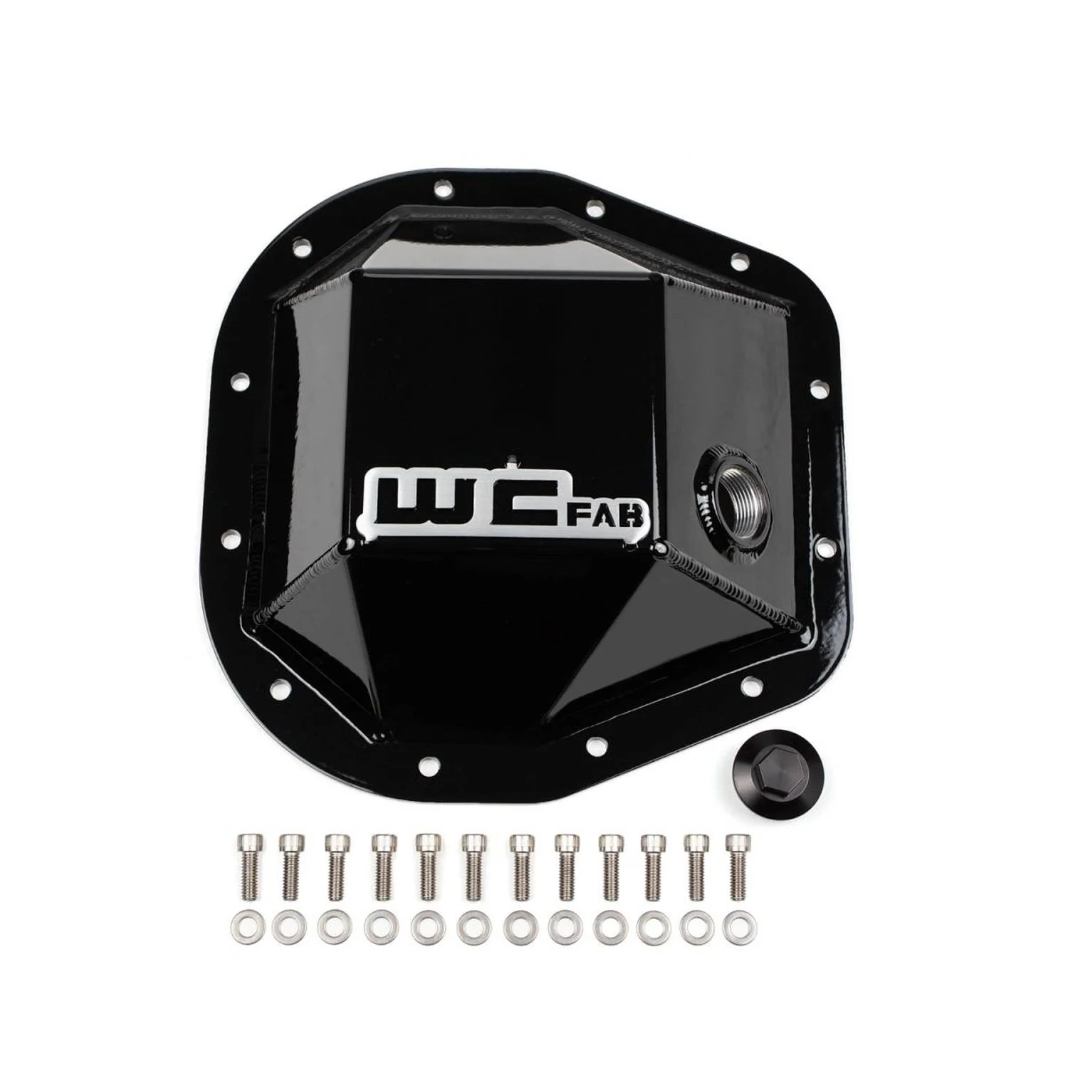 Wehrli Custom Fab 12 Bolt Aluminum Differential Cover 99-24 Ford F-250/F-350 Sterling 10.5" Axle - Image 4