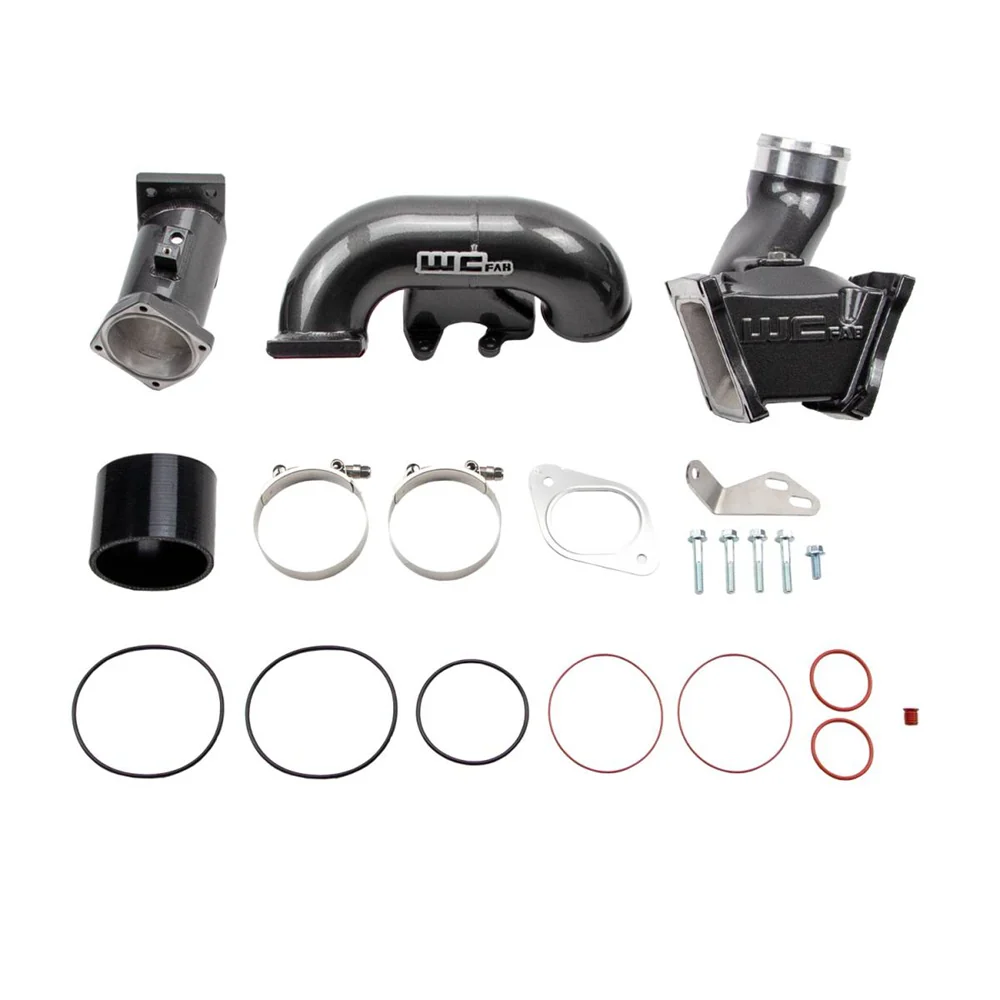 Wehrli Custom Fab High Flow 3" Y-Bridge Kit 07.5-10 GM 6.6L Duramax LMM - Image 2