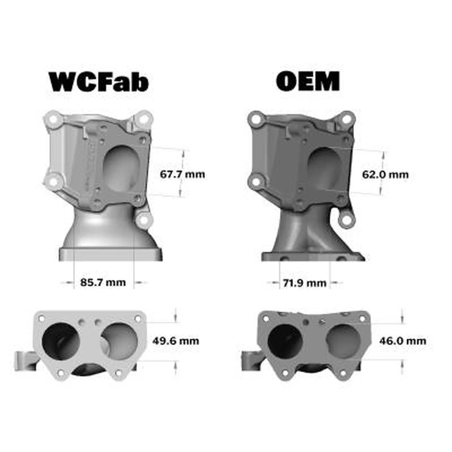 Wehrli Custom Fab High Flow Turbo Pedestal Kit 17-23 GM 6.6L Duramax L5P - Image 4