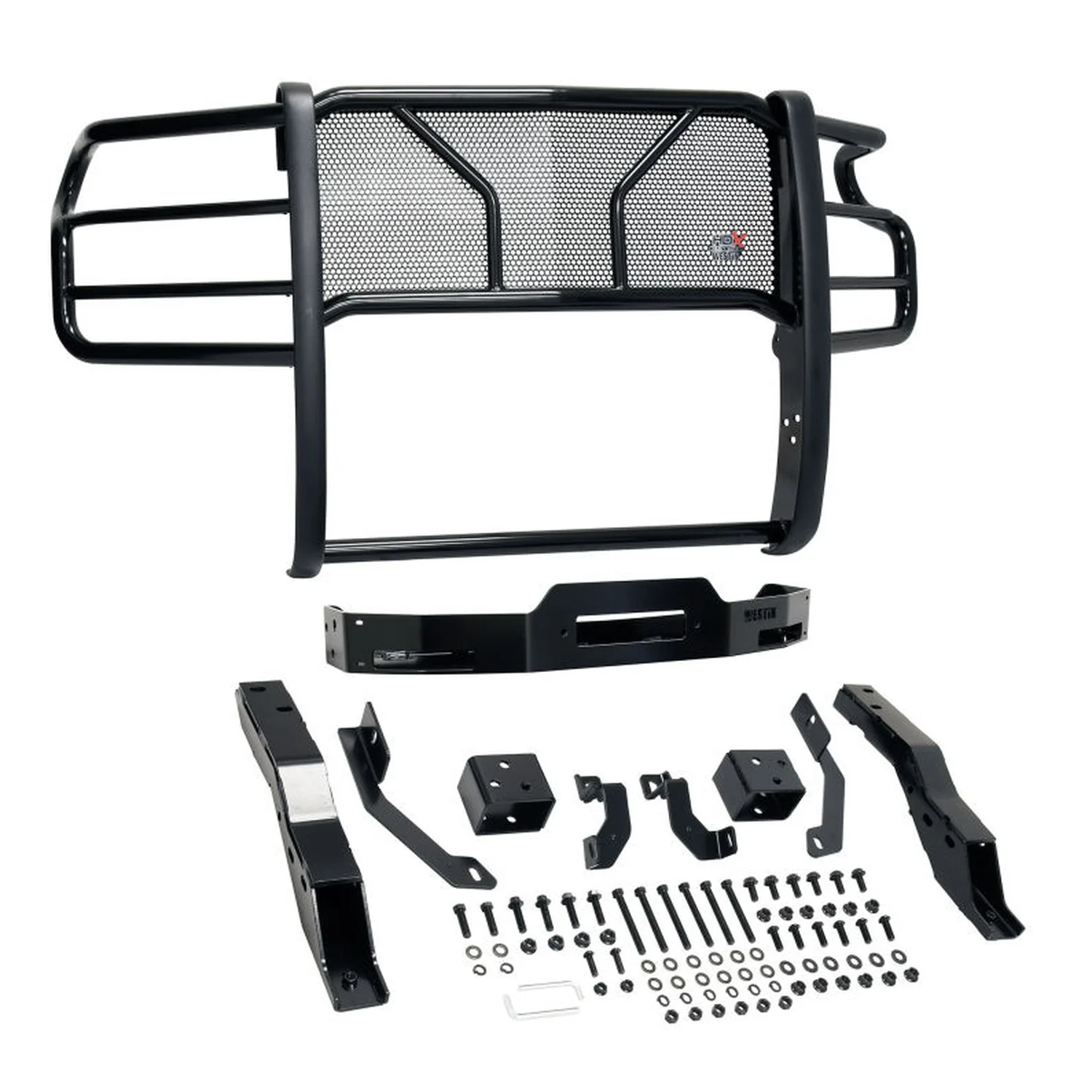 Westin HDX Winch Mount Grille Guard 20-26 GM Chevy 2500HD/3500HD - Image 4
