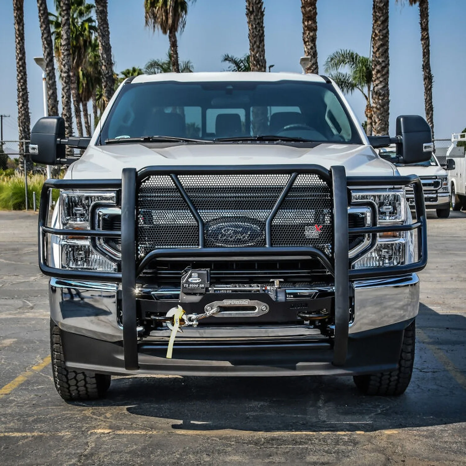 Westin HDX Winch Mount Grille Guard 20-22 Ford F-250/F-350 Super Duty - Image 4