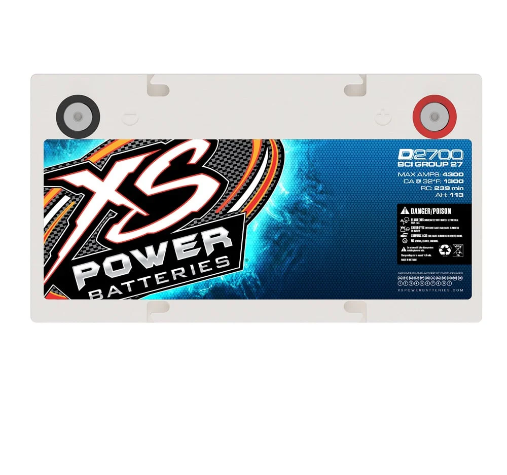 XS Power D2700 AGM Battery 94-02 Dodge 5.9L Ram 2500 / 3500 - Image 3